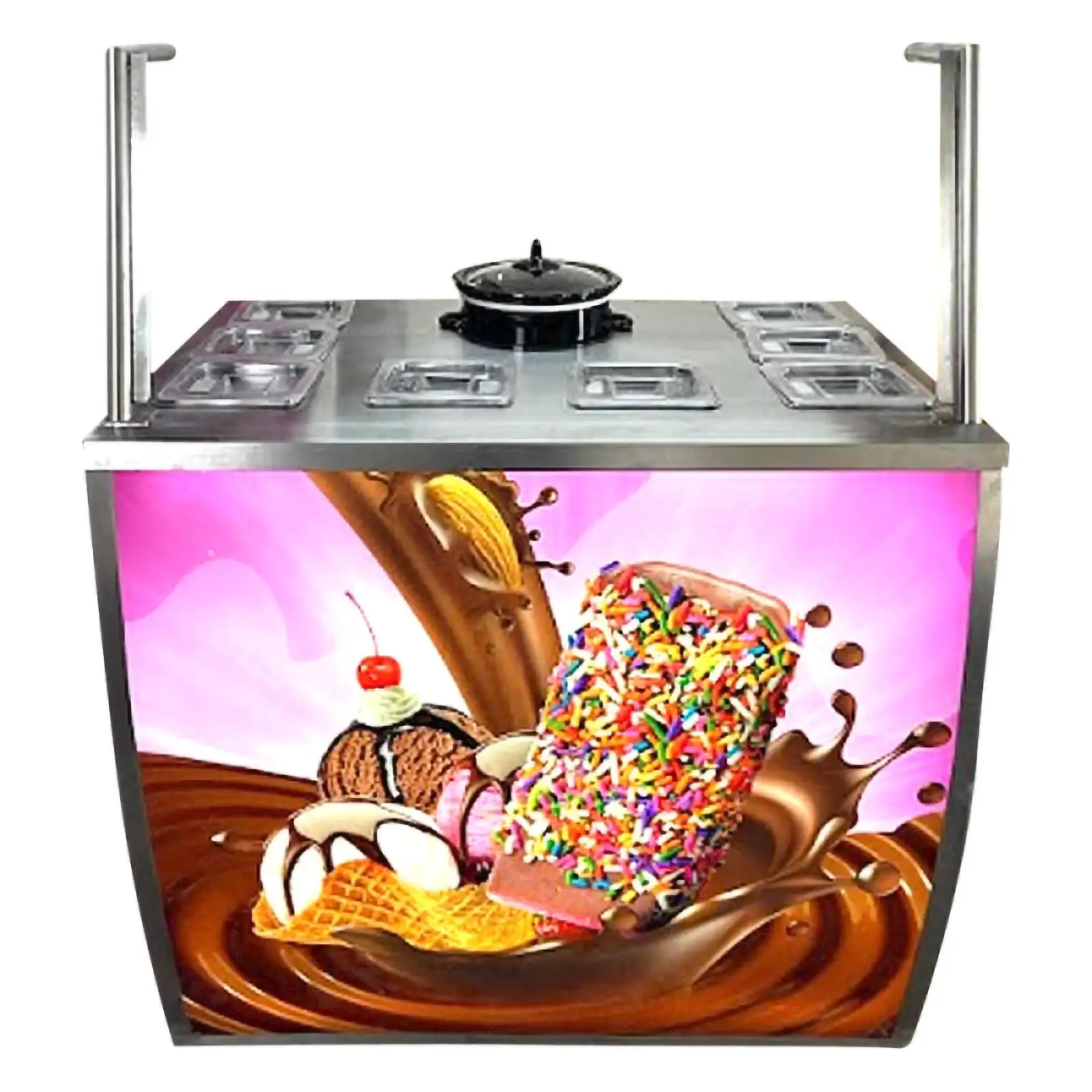 Chocolatera con publicidad 8c