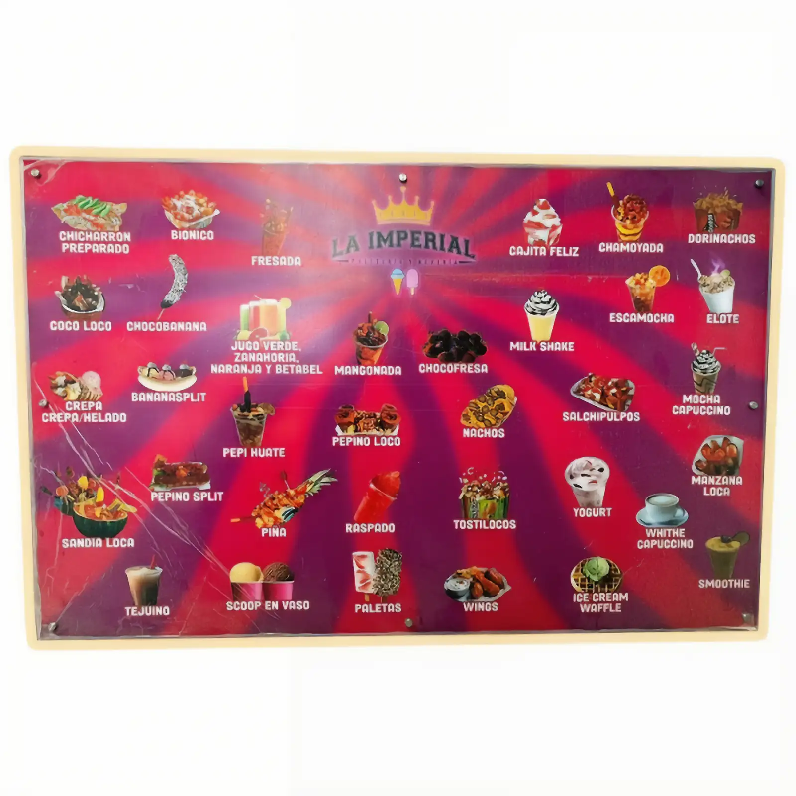 Menu Luminoso