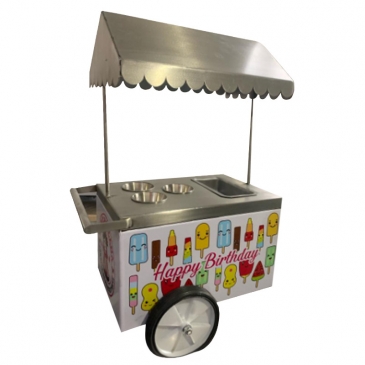Carritos para postres en acero inoxidable