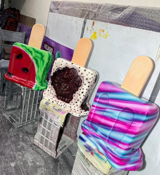 Paleta Pedestal de Fibra de Vidrio